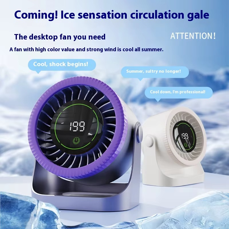 Ventilateur de table électrique rechargeable C10
