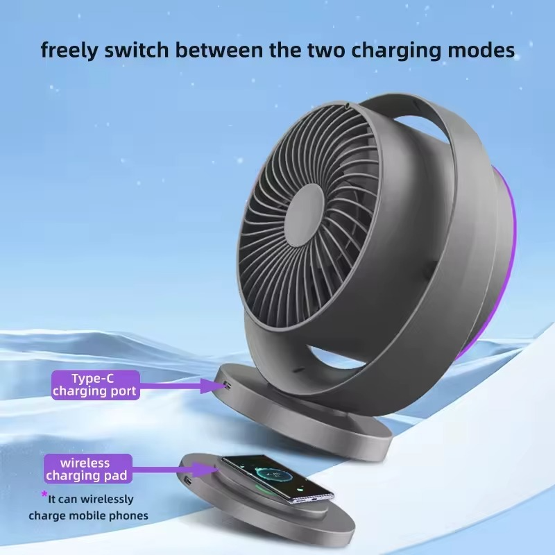 Ventilateur de table électrique rechargeable C9