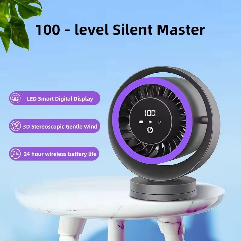 Ventilateur de table électrique rechargeable C9