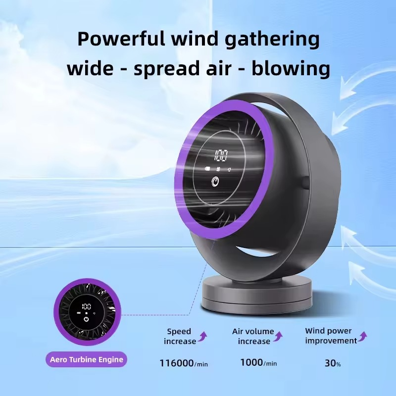Ventilateur de table électrique rechargeable C9