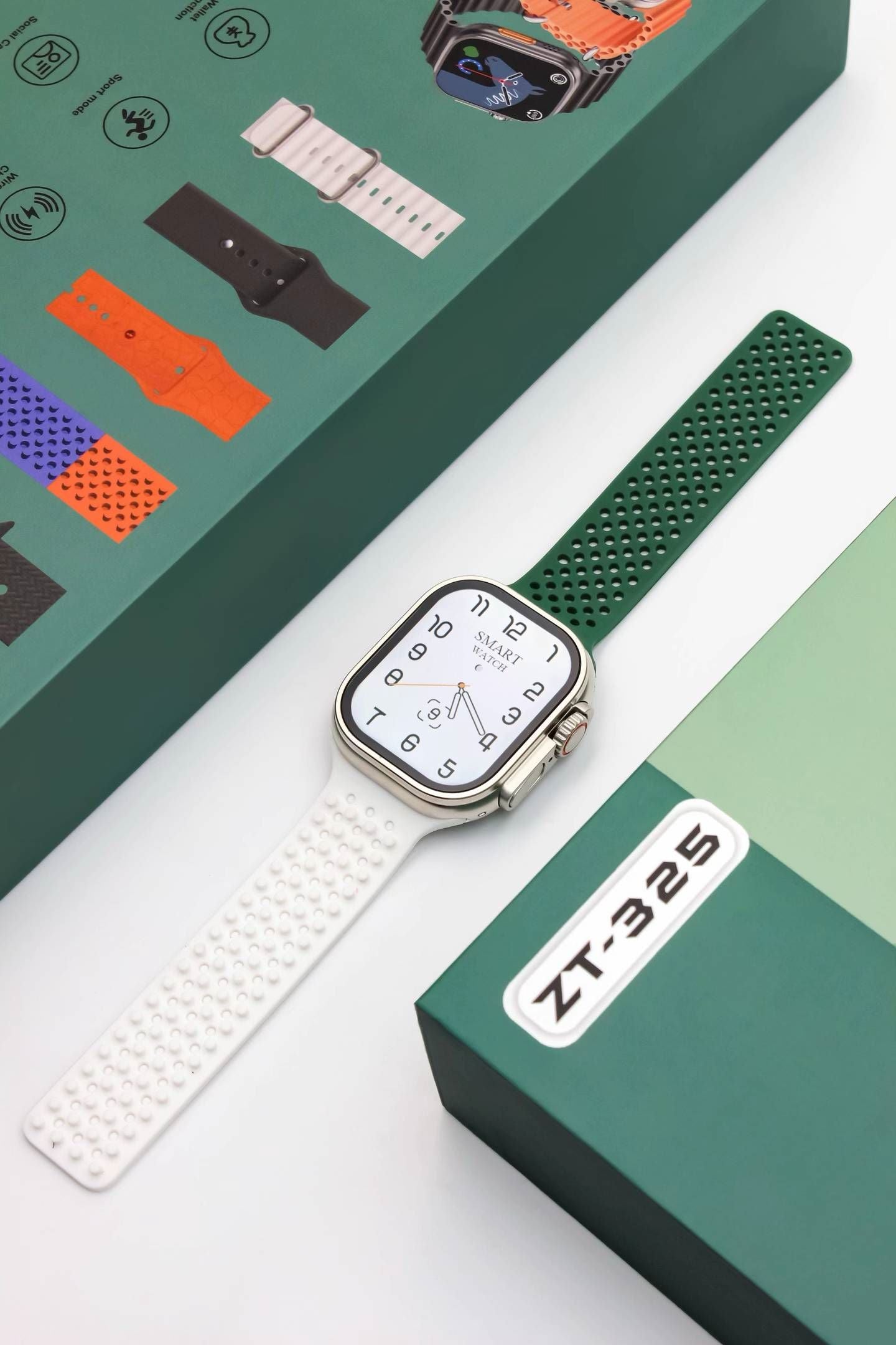 Coffret lunette connectée + montre connectée + écouteurs sans fil + 7 bracelets interchangeables