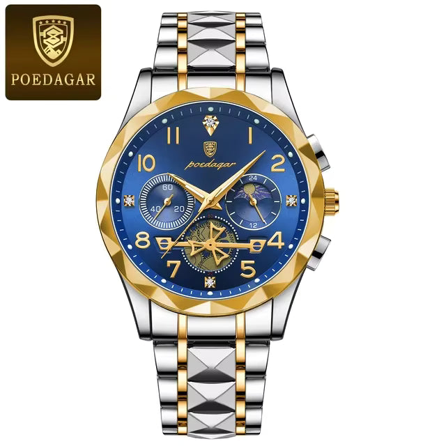 💝 Montre de Luxe Chronographe Le Cadeau Premium pour Lui 🕰️❤️