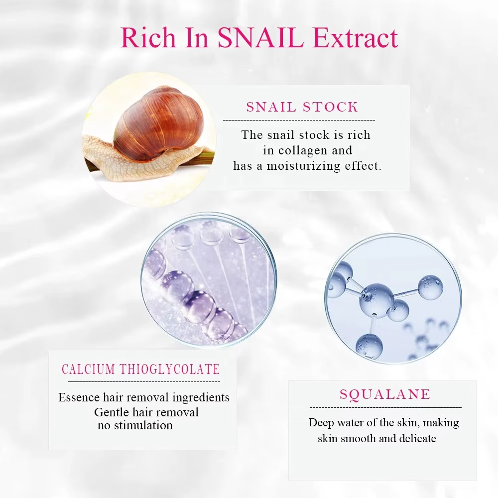 Crème Épilatoire à la Bave d’Escargot - Peaux Sensibles & Normales