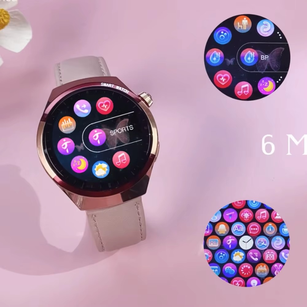Montre Intelligente pour Femme, chic idéale pour le bureau, sorties et rendez-vous d'affaires