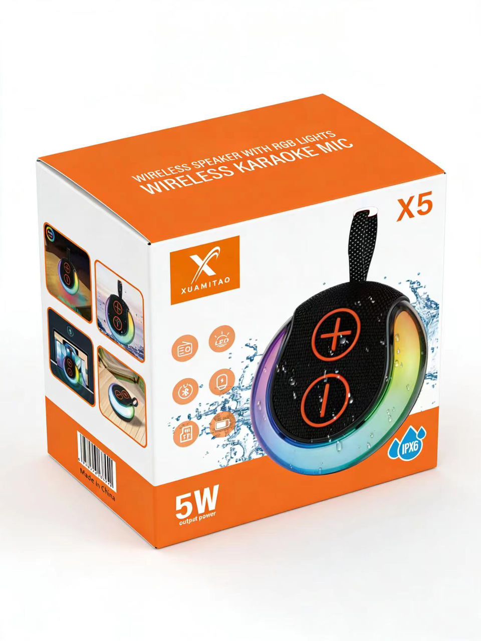 💐 Enceinte Bluetooth Portable X5 – Le cadeau Saint-Valentin parfait pour dire “Je t’aime, Maman” 🎁❤️