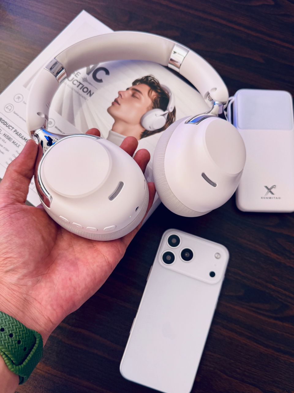 💘 Casque Bluetooth ANC Hi580 MAX – Le Cadeau Parfait Saint-Valentin pour lui ou pour elle  🎧❤️