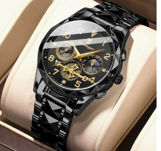 💝 Montre de Luxe Chronographe Le Cadeau Premium pour Lui 🕰️❤️